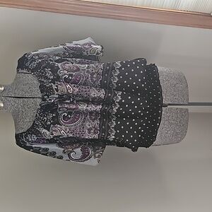 Tramp boho paisley sheer top